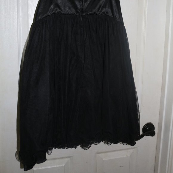 Black Ruffle Dress - Picture 4 of 5